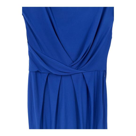 Eliza J dress boat neck cap sleeve blue size 14 - Picture 3 of 9